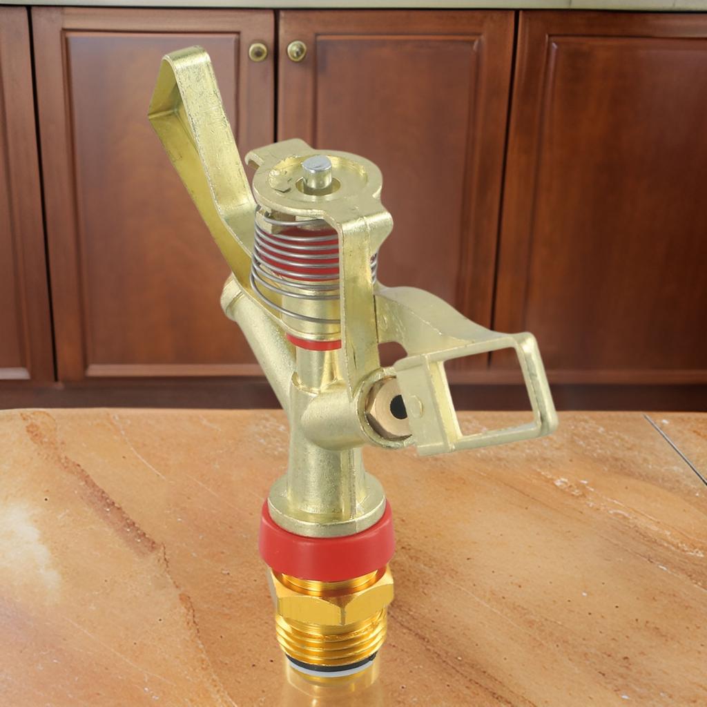 Brass° 1/2 Adjustable Water Sprinkler Lawn Watering Garden Spray Nozzle
