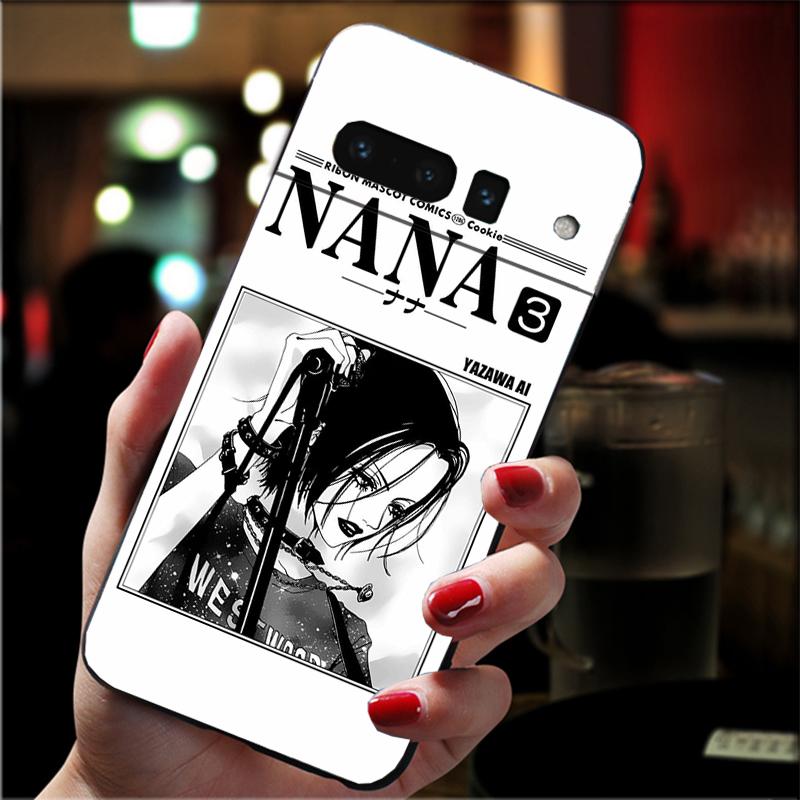 For Google Pixel 10 9 Pro XL Silicone Phone Soft Case For Google Pixel 9A 8A 7A 6A 5 Cover Shell Nana Osaki Anime