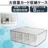 Trading Card Storage Box with Lid, 8 Pockets, Large Capacity Design, Fully Clear, Scratch & Stain Resistant