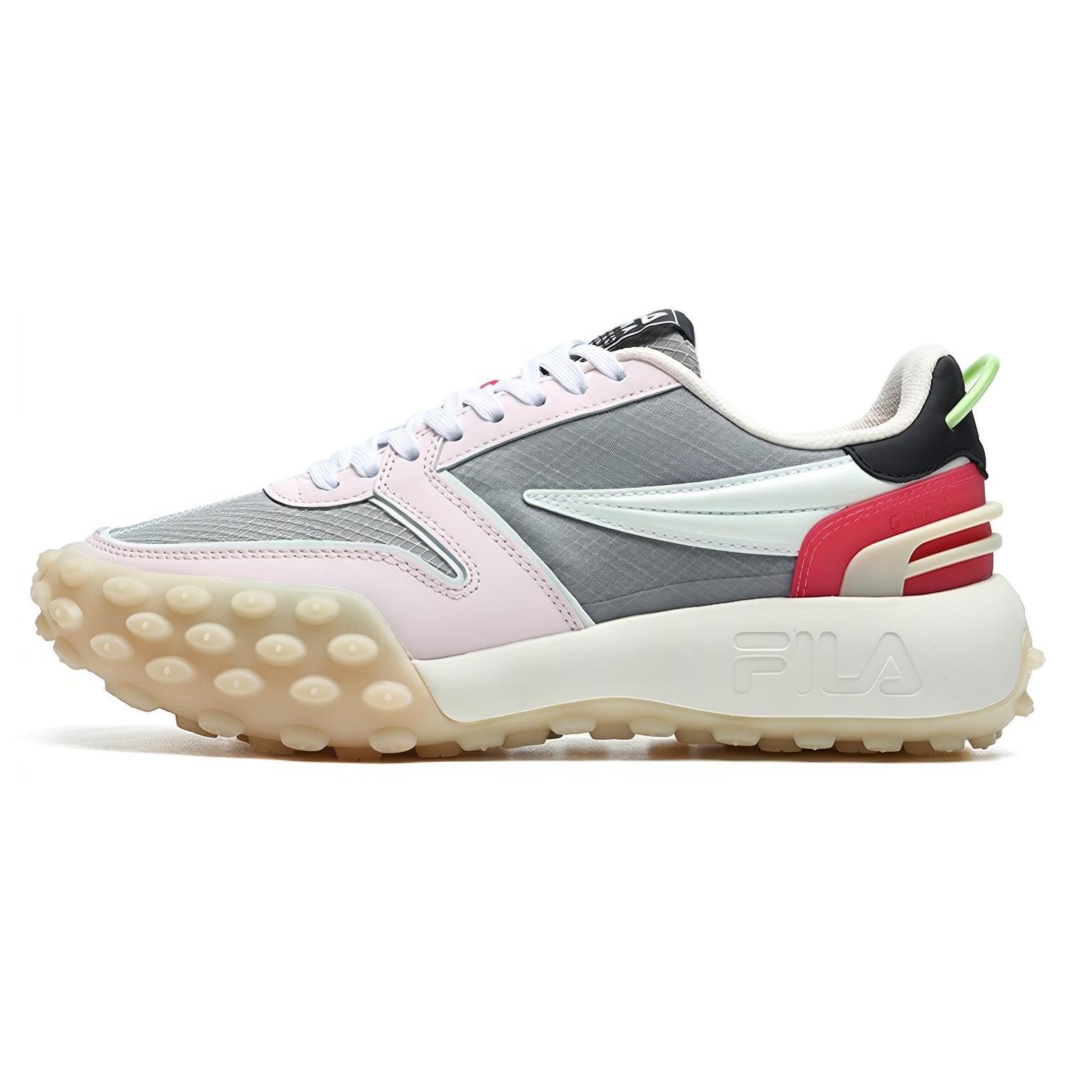 FILA Gara Fabric Low top Casual Shoes Women s Gray Pink F12W213111FSR 36