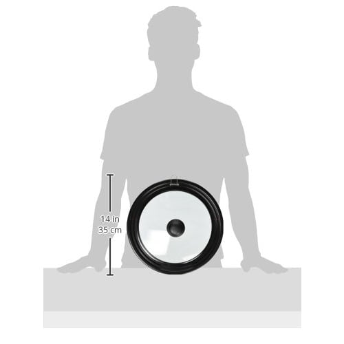 Pearl Metal Oil Partner H-5073 Glass Window Frying Pan Lid for 26, 28, and 30cm Frying Pans