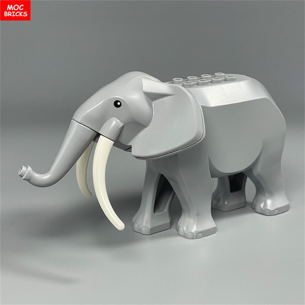 MY OWN CREATION Blocks Animal War Elephant Habitat Thick Forest Grassland Desert Ancient Battle Scene Assembled Building Blocks Children Playthings