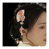 Presilha de Cabelo MISS MUMU com Franjas e Flores, Acessório de Cabelo Estilo Japonês para Kimono, Eventos Formais, Adereços de Palco, Cosplay, Sessões de Fotos,
