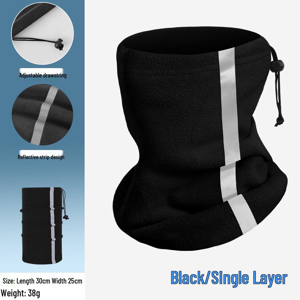 Adjustable Multifunctional Neck Warmer: Windproof Skiing & Cycling Gaiter for Autumn & Winter