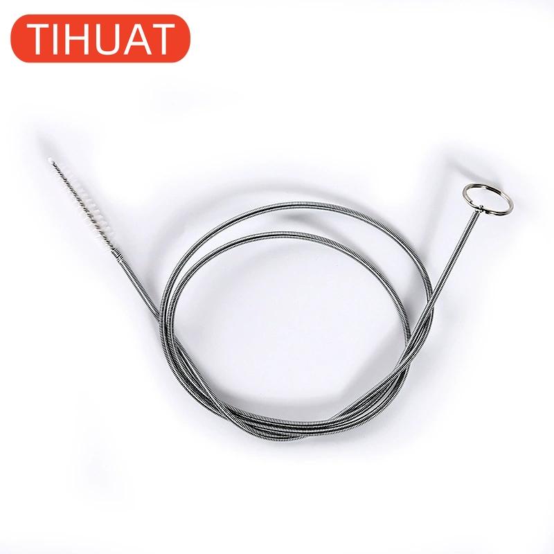 

Очиститель холодильника Щетка для чистки спиральных трубок из нержавеющей стали Гибкая моющая трубка Товары для дома 1pcs