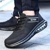 Men's Safety Shoes: Anti-smash, Anti-puncture, Oil-resistant, Wear-resistant - Ideal for Construction & Fashionable Workwear.