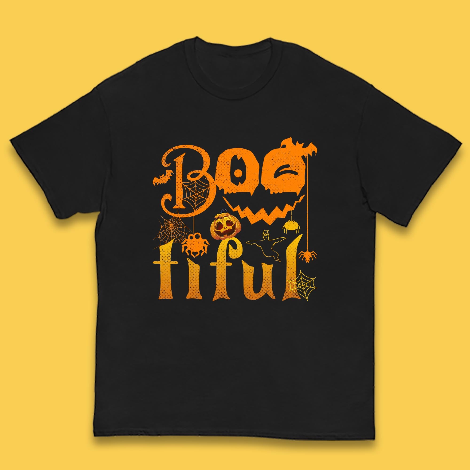 Bootiful Halloween Ghost Funny Boo Ghost Scary Spooky Season Kids T Shirt 150