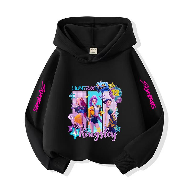 2025 Popular Kpop Christmas Casual Children's Hoodie Korean Wave Style Girls' Top