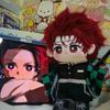 20cm Demon Slayer Kamado Tanjirou Plush Toy Anime Kimetsu No Yaiba Nude Body Soft Stuffed Plushie Doll Girl Christmas Gifts