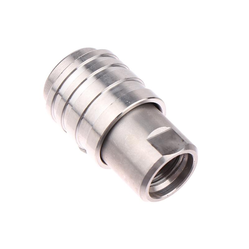 Self-Locking 1/4" Quick Connector Holder With Thread M14 For High Pressure Wash Gun Foam Bottle Accessories