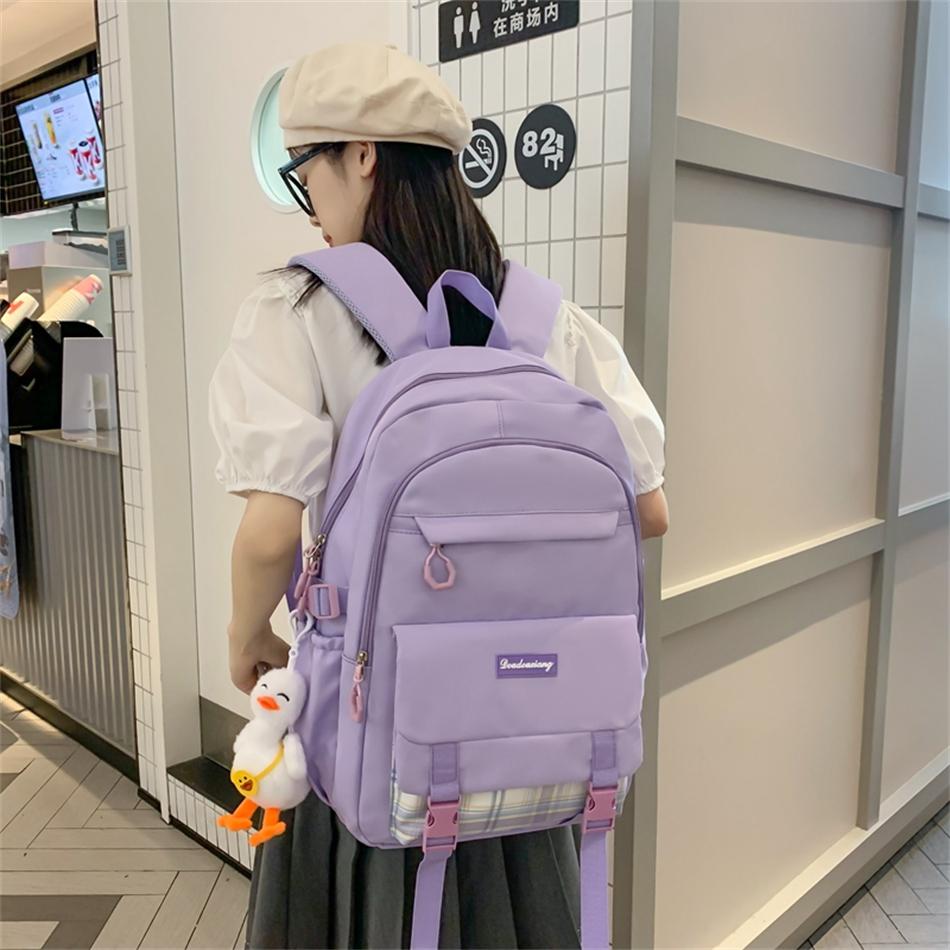 Mochilas de gran capacidad para adolescentes, niñas y mujeres, nueva  tendencia, mochila femenina, linda mochila para niñas y estudiantes comprar  a buen precio — entrega gratuita, reseñas reales con fotos — Joom, image size:950x950