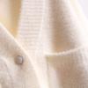 New Autumn and Winter Short V-neck Knitted Cardigan for Women Imitation Mink Loose Thickened Sweater Jacket