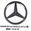 1Pcs ABS Car Front Grille Badge Decal Cover Emblem For Mercedes Benz W204 W205 W210 W211 W212 W213 C E Class GLA GLK ML GLC GLE OP3