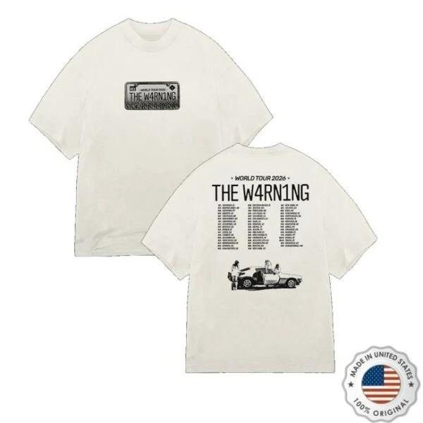 The Warning Merch Shop Tw World Tour 2026 T-Shirt Unisex T-Shirt XXXL