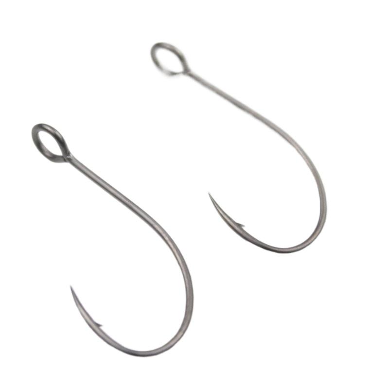 Fishing Hooks Carbon Steel Different Sizes 5 Pcs Per Pack