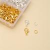 601Pcs/Set Lobster Clasps Hooks Connectors Jump Rings For Bracelet Necklace Chain DIY Jewelry Making Findings