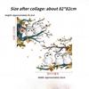 New 30*90*2Pcs Cartoon Cute Animal Owl Waterproof Decals Kindergarten Classroom Children's Room Decoration Wall Stickers