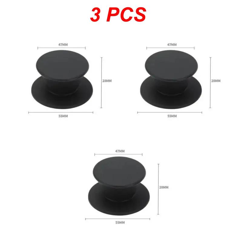 1/2/3PCS Pot Lid Knob Silicone Universal Pot Handle Replacement Kitchen Cookware Cover Knobs for Pan Lid Kitchen Accessories