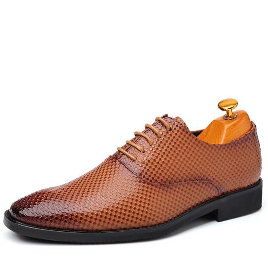 Pointed-Toe Shoes Men S Trend Slip-On Slip-On Shoes British Youth Men S Set Feet Casual Leather Shoes M397 37