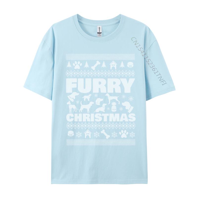 Furry Christmas Ugly Christmas Dog Tshirts Dogs Tops Shirt Special Youthful Cotton Unisex T Shirt Cool