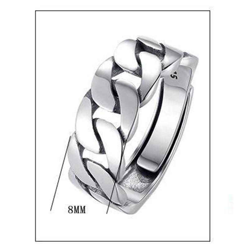 

Женское кольцо с цепочкой-твист - Невыцветающее покрытие, Уникальный минималистичный дизайн с регулируемым открытым ободком