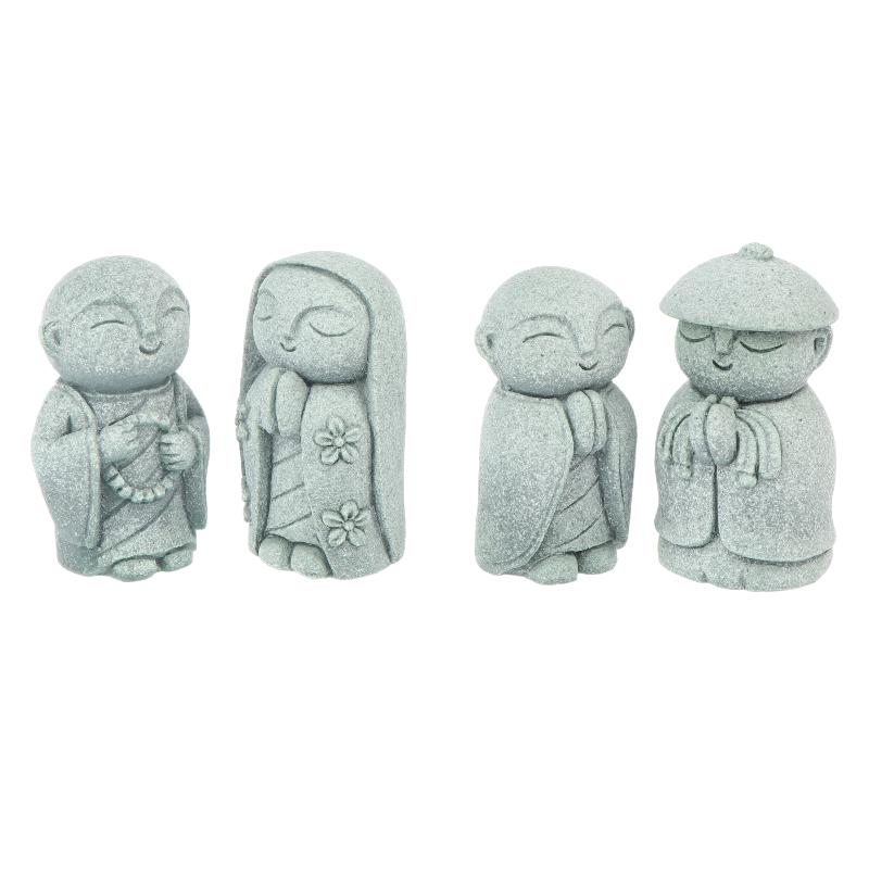 Miniature Statue Zen Style Little Monk Figurine Mini Monks Statue Ornament Aquarium Micro Scene Home Desktop Ornaments