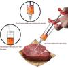 Professional Meat Marinade Injector Syringe with 3 Needles for BBQ Cooking Kitchen Tool Flavor Enhancer Thermometer Included
