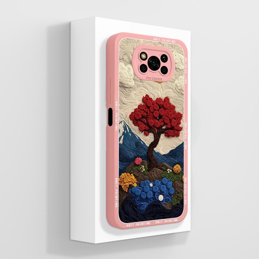 Phone Case For Xiaomi Poco X3 X5 X6 X7 C40 C50 C51 C55 C71 C75 Cute Cat Soft Covers Lens Protection Liquid Silicone Anti Slip Shell For Xiaomi Housing