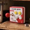 Arcade Game Panel Decor Switch Wall Decoration, Retro Control with Movable 90s Rocker, Mount for E-Sports Room Buttons