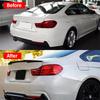Universal Car Trunk Tail Rear Wing Spoiler Abs Car Trunk Roof Spoiler Modification Car Rear Wing Accessories Black Accessories