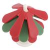 Silicone Tree Coasters for Xmas Decoration Heat Resistant Trivets Placemats for Hot Dishes