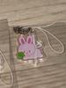 STRAY KIDS Skige Ribbit Pink Keyring Skige Admission Gift