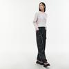 Rap Cargo Pocket Elastic Waist Leather Pants Aq1Lp260