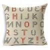 Mandala Graffiti Cushion Cover 45X45Cm Linen Decorative Pillow Cover Sofa Bed Pillow Case