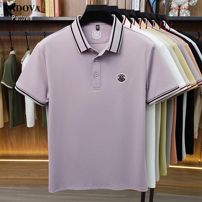 Patova 2026 Summer Breathable Embroidered Short-Sleeve POLO Shirt 3XL