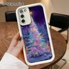 Phone Case: 2D Flat Samsung Galaxy A34 A35 M05 M06 S20 S22 S21 FE Plus 5G Tiered Protective Case, Snowy Small Town, Christmas and Halloween Gifts