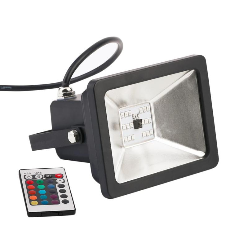 10w/ 20w/ 30w RGB Flood  Light Ultra-thin Waterproof Colorful Floodlights Portable Outdoor Camping