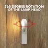 Motion Sensor Wall Lamp PIR LED Night Light Cabinet Light USB Rechargeable Portable Lamp Bedroom Closet Stairs Desk Lighting