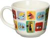Yamaka Shoten MOOMIN Little Pattern 250ml Microwave Moomin Nordic Day Wedding Made In "The Ones" Mug, Mini, B, Approx. Capacity, Safe, Merchandise,