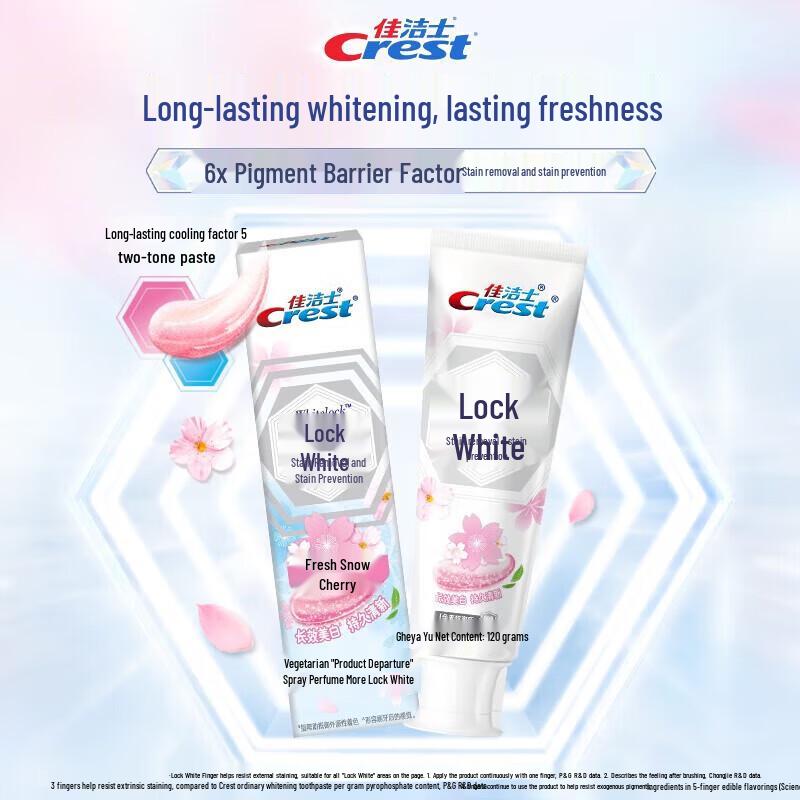 Crest Dual Color Whitening Toothpaste