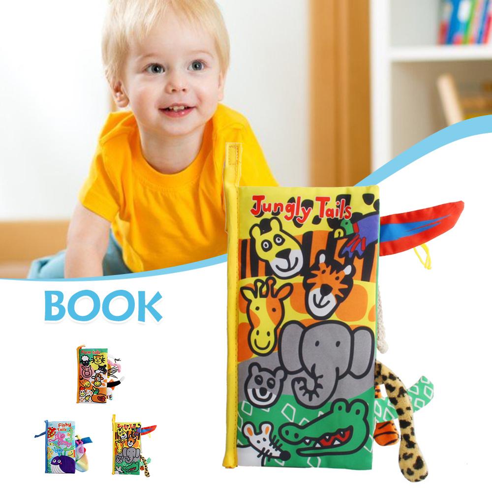 Baby Cloth Books Tear Resistant Cognitive Book Early Education Toys For Toddler