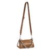 New Disney Mickey Series PU Crossbody Bag, Shoulder Bag, Portable Shoulder Bag, Triangle Bag Trumpets Women's Black BMK-71051B