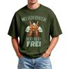 Men's Summer Short Sleeve T-Shirt Crew Neck Casual Comfortable Lightweight Tee with Oktoberfest Inspired Print Suitable for Everyday Wear
