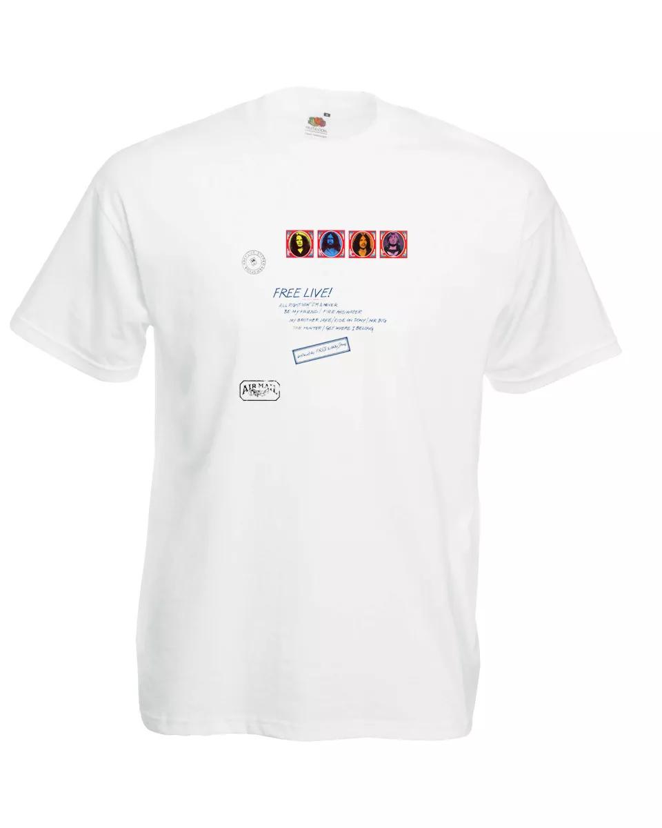 

Free Live T Shirt Paul Rodgers Paul Kossoff Simon Kirke Andy Fraser Tons Of Sobs S