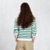 GANT Women's Round Neck Striped Cotton Blend Cardigan