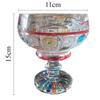 Luxury Fruit Bowl Vintage Glass Fruit Bowls Elegant Aesthetic Decorative Tray Luxury Pretty Serving Trays Table Decorations