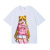 2026 New Sailor Moon Japanese Style Classic Tee High-quality Streetwear T-Shirts Suitable for Both Men and Women Summer T-shirt