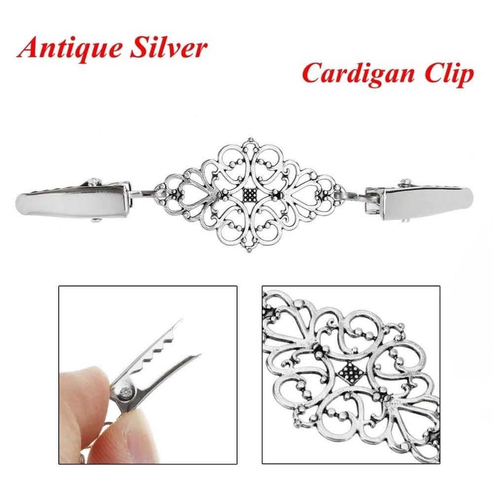 Fashion Retro New Sweater Blouse Pin Duck Clip Clasps Cardigan Clip Shawl Brooch