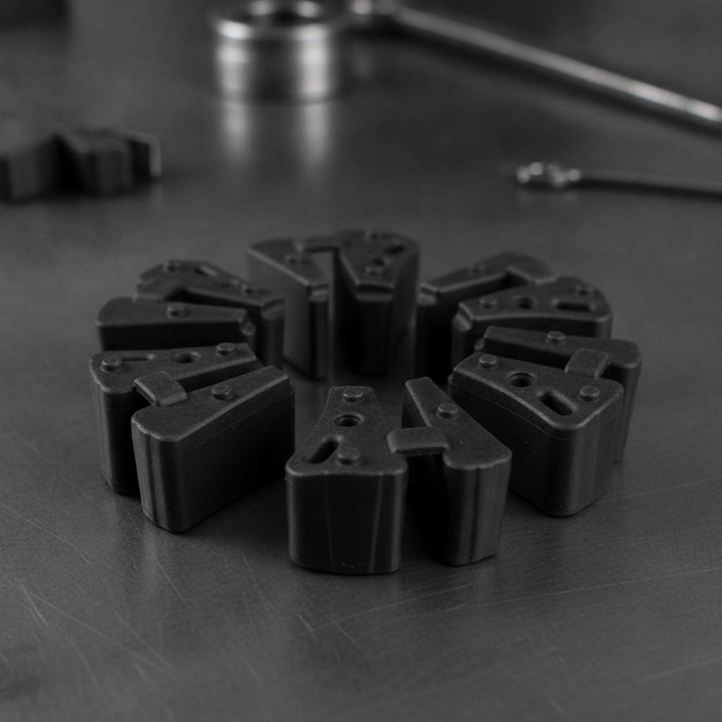 6 Pieces Rear Wheel Hub Component Damping Rear-Wheel Cush-Drive Block