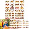 Halloween Festive Paper Glasses Photo Props Set For Holiday Decorations And Parties